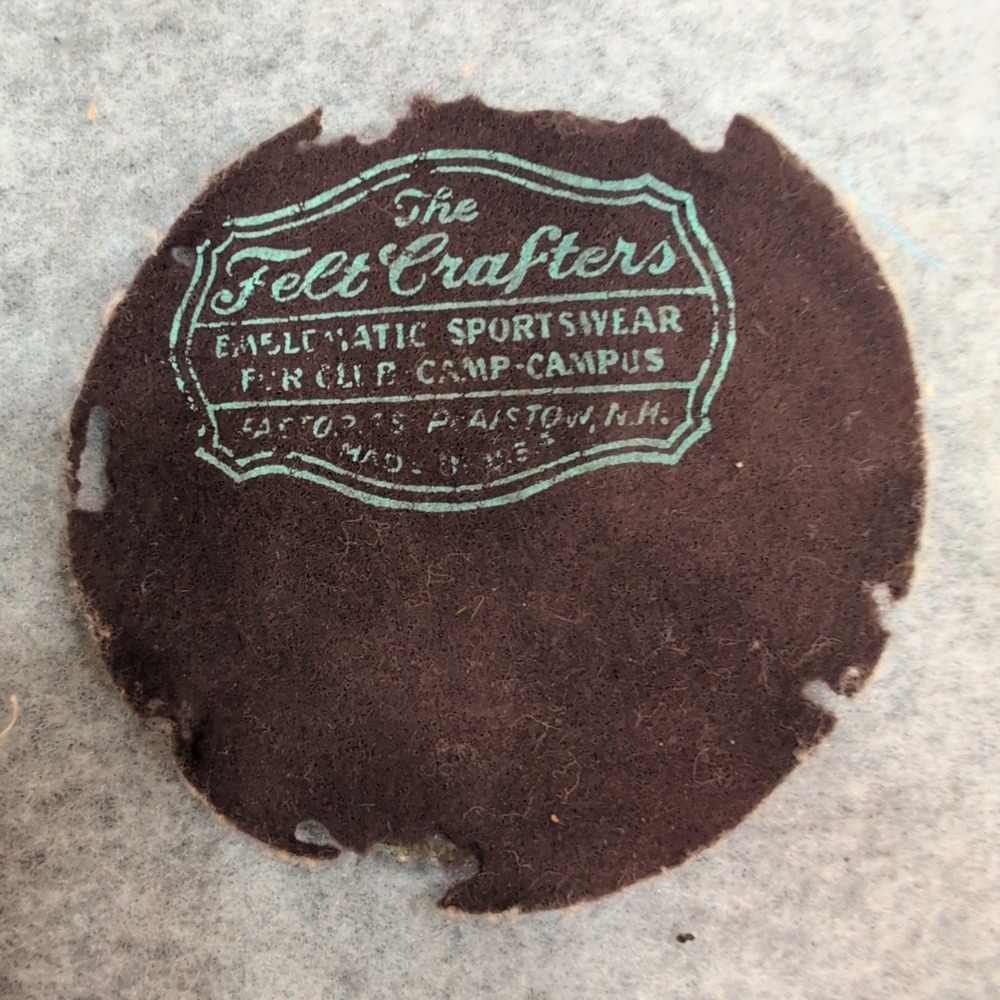 Vtg YMCA Anniston Day Camp Honor Camper Felt Patch The Felt Crafters Alabama - Picture 2 of 3